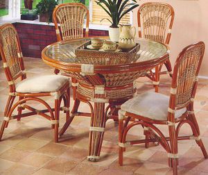 Cane dining furniture suite 34