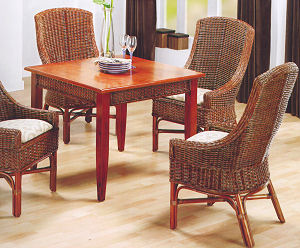 Wicker dining furniture suite 13