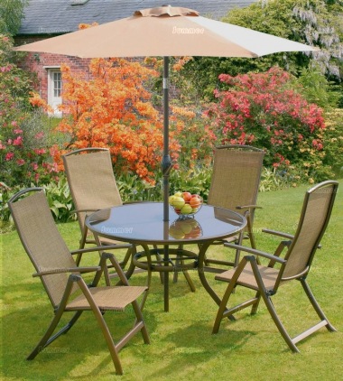 4 seater aluminium furniture suite 320
