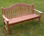 Hardwood garden bench 420