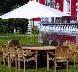 4, 6, 8 or 10 seater teak furniture suite 384